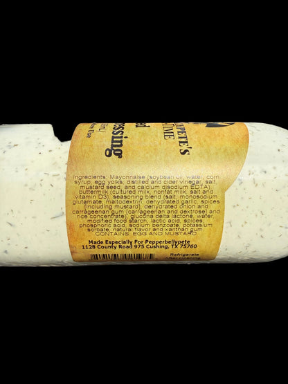 Pepper Belly Pete’s Dill Pickle Ranch Dressing.