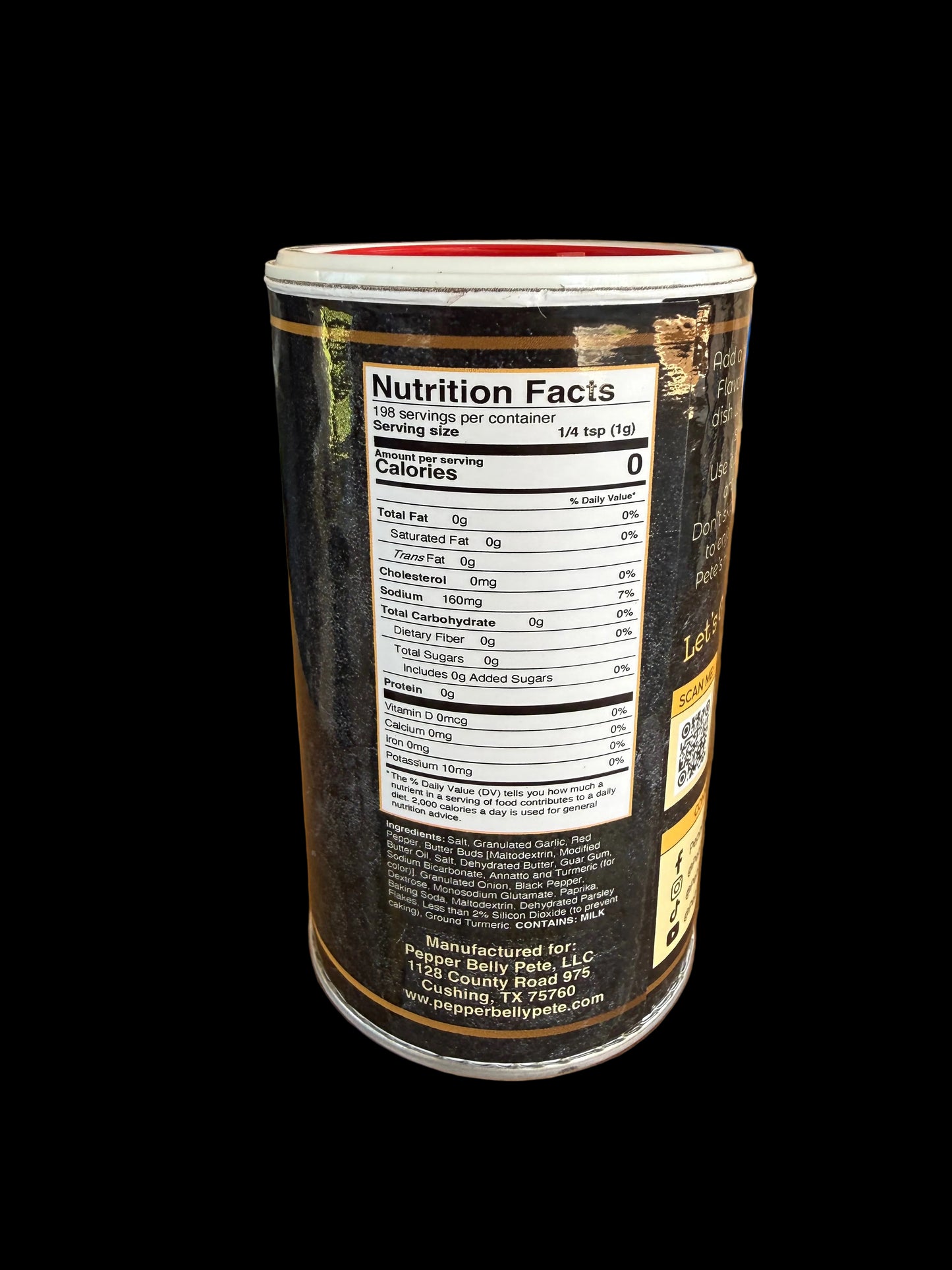 Pepper Belly Pete’s Zippy Zap House Seasoning.