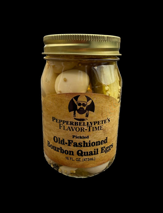 Old Fashioned Bourbon Quail Eggs