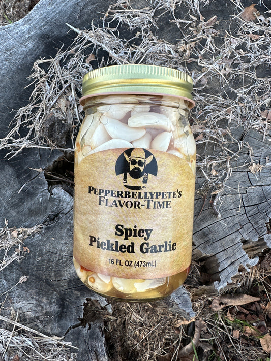 Spicy Pickled Garlic