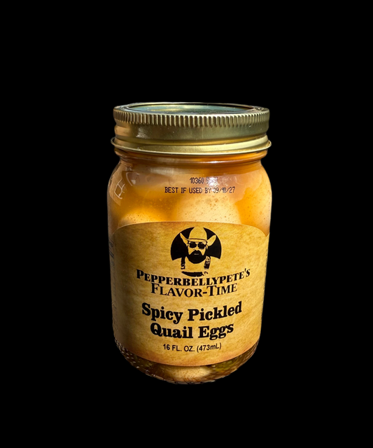 Spicy Pickled Quail Eggs