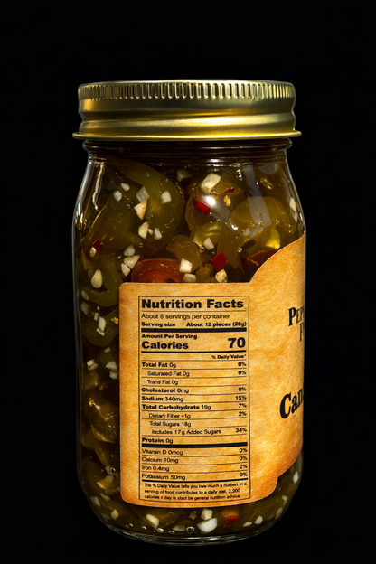 Pepperbellypete’s Garlicky Candied Jalapeños