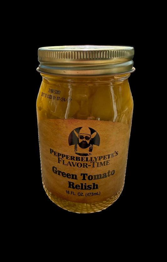 Pepper Belly Pete’s Green Tomato Relish