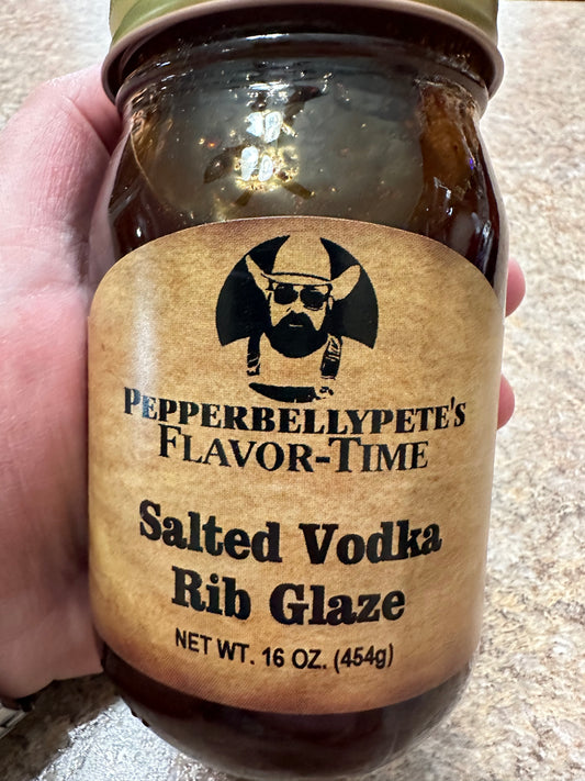 Salted Vodka Rib Glaze