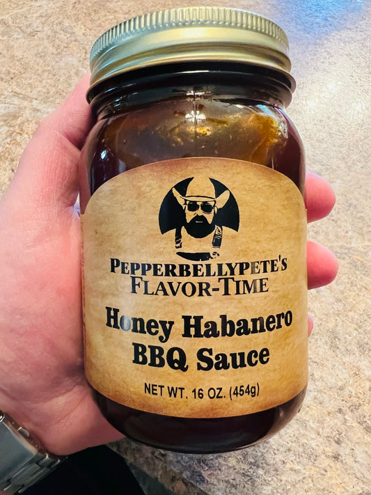Pepperbellypete’s Honey Habanero BBQ Sauce