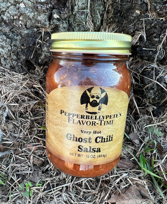 Pepperbellypete’s Hot Ghost Chile Salsa